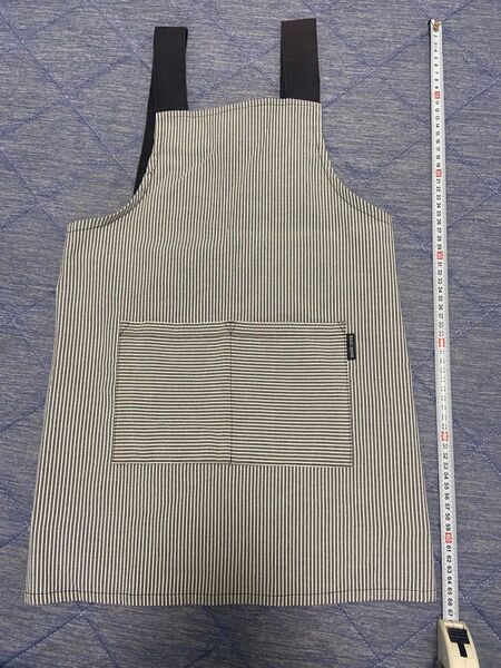 ※三角巾必要ならおつけします※キッズ エプロン ストライプ 130