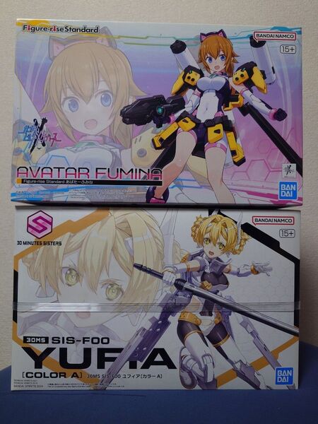 【新品未開封】Figure-rise Standard あばたーふみな / 30MS ユフィア 2点セット