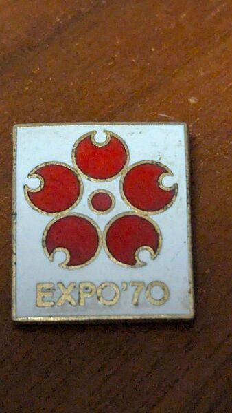 EXPO'70 ピンバッジ 大阪万博 吹田 万国博覧会 エキスポ 1970 アンティーク 骨董 ピンバッチ ピンズ 昭和レトロ