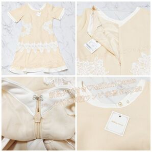 新品タグ付き Million Carats パール付き刺繍ワンピ