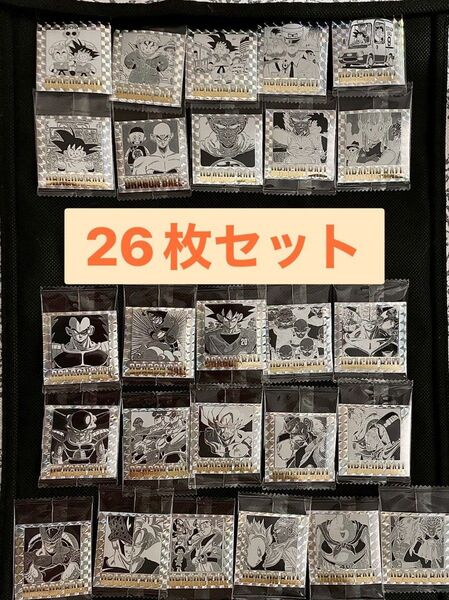 ドラゴンボール 40周年記念 オリジナルイラストレーション シールウエハース 計26枚セット