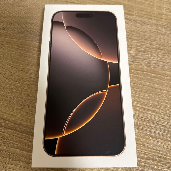 【新品未開封】iPhone 16 Pro Max 256GB SIMフリー デザートチタニウム