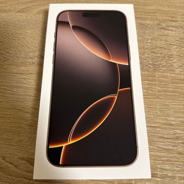 ③ 【新品未開封】iPhone 16 Pro Max 256GB SIMフリー デザートチタニウム
