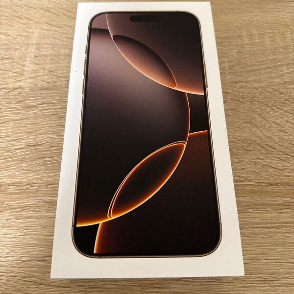 ④ 【新品未開封】iPhone 16 Pro Max 256GB SIMフリー デザートチタニウム