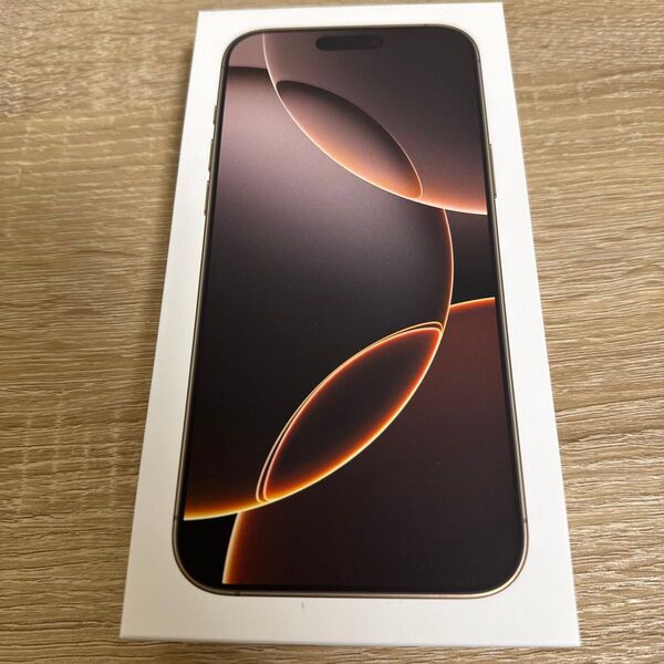 ⑨ 【新品未開封】iPhone 16 Pro Max 256GB SIMフリー デザートチタニウム