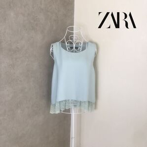 ザラ 1度着用 トップス レース