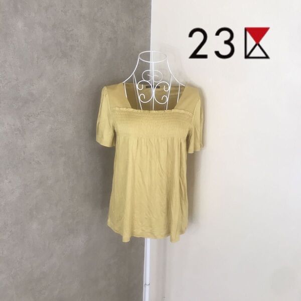23区 1度着用 カットソー 半袖 トップス