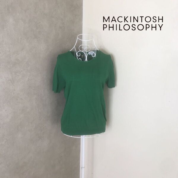 マッキントッシュソロフィー 1度着用 カットソー 半袖 トップス