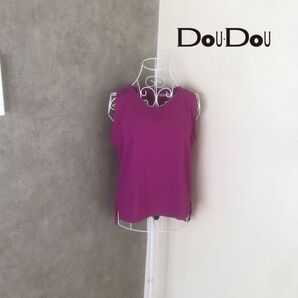 ドゥドゥ 1度着用 トップス ノースリーブ ブラウス