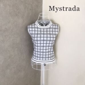 マイストラーダ 1度着用 カットソー ノースリーブ ホワイト M ベスト