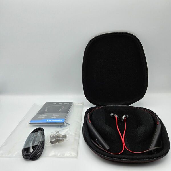 【中古美品】ゼンハイザー M2 IEBT BLACK SENNHEISER Blutooth MOMENTUM ワイヤレス