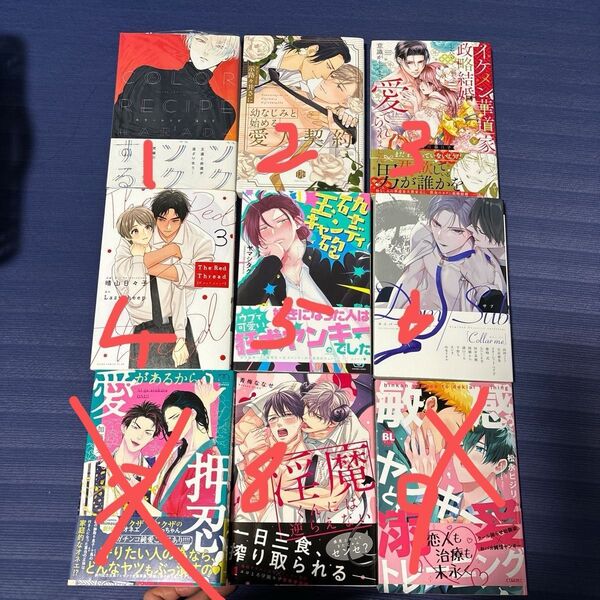 BL漫画まとめW 1冊100円+送料200円