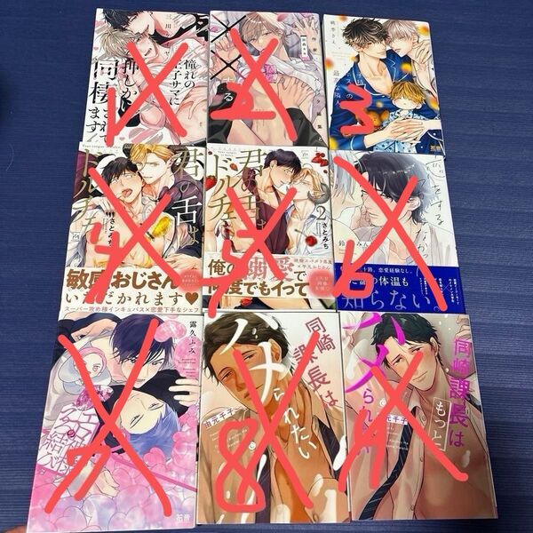 BL漫画まとめx 1冊100円+送料200円