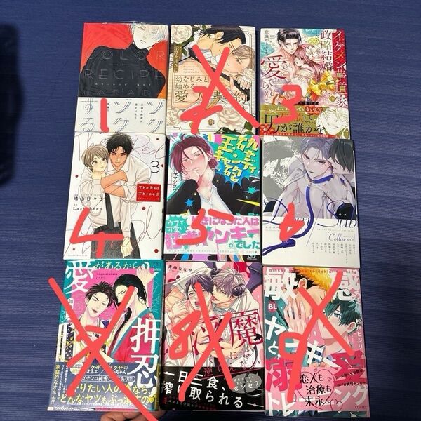 BL漫画まとめW 1冊100円+送料200円