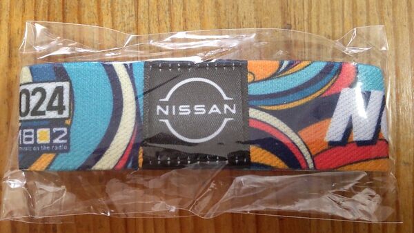 リストバンド 2024 大阪マラソン 日産大阪× FM 802 記念品 非売品 ノベルティ 未使用 NISSAN