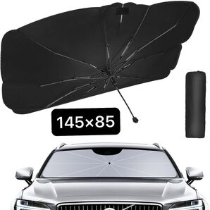 車用サンシェード 傘型 フロントガラス 日除け 紫外線カット トラック SUV車 サンシェード 傘 折り畳み式 車 日除け