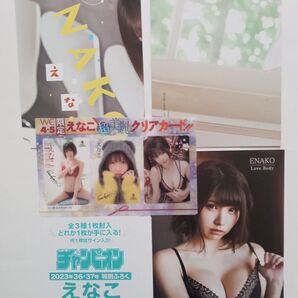 えなこ2 切り抜き127ページ・ミニブック12ページ・ポスター両面5・片面1・特大3枚・クリアファイル1枚・ステッカー・ブロマイド
