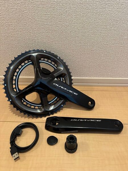 SHIMANO FC-R9100-P DURA ACE クランク両足計測 172.5mm 53-39 T シマノ 11S