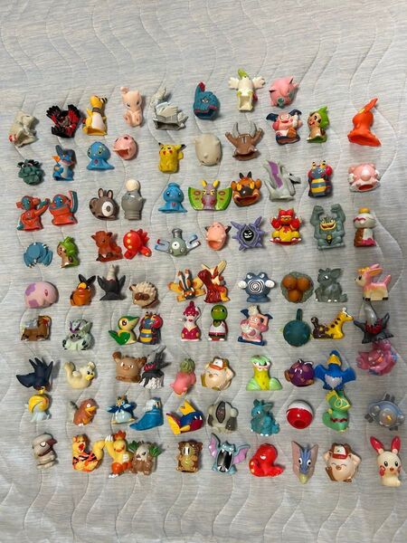 ポケモンキッズ ソフビまとめ 88体 指人形