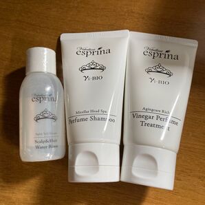 esprina シャンプー トリートメント ヘアウォーター 3点セット