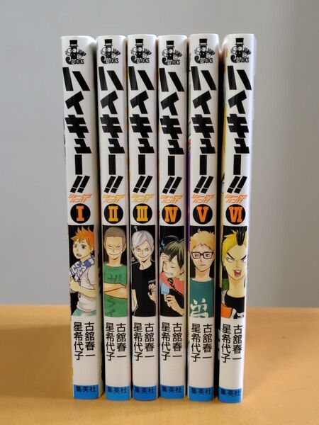 ハイキュー!! ショーセツバン!! 1〜6巻セット