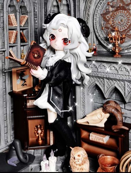 Nyssa次元界TOYニサ怪奇なナイトメア黒山羊BJDドール