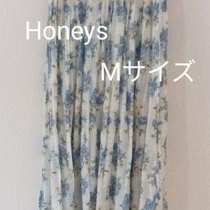 Honeys 花柄 ロングスカート Mサイズ