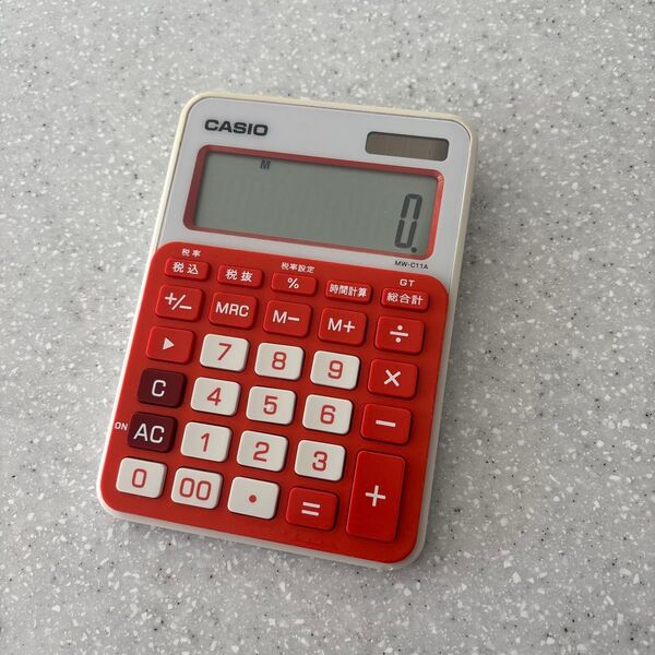 電卓機(Casio MW-C11A) 中古品 稼動品