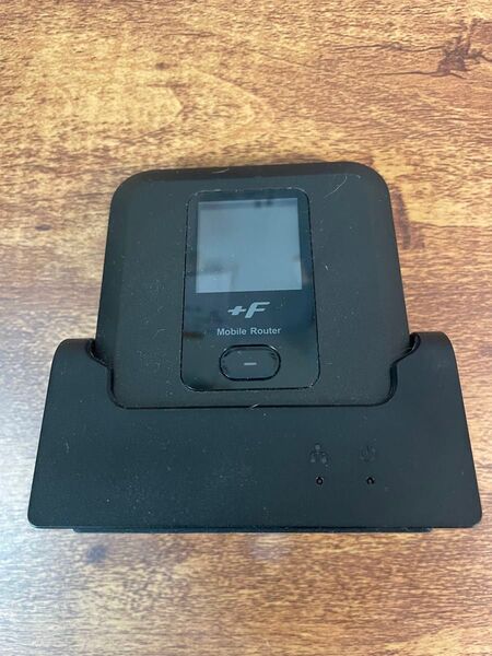 +F モバイルルーター FS030W ブラック クレードル