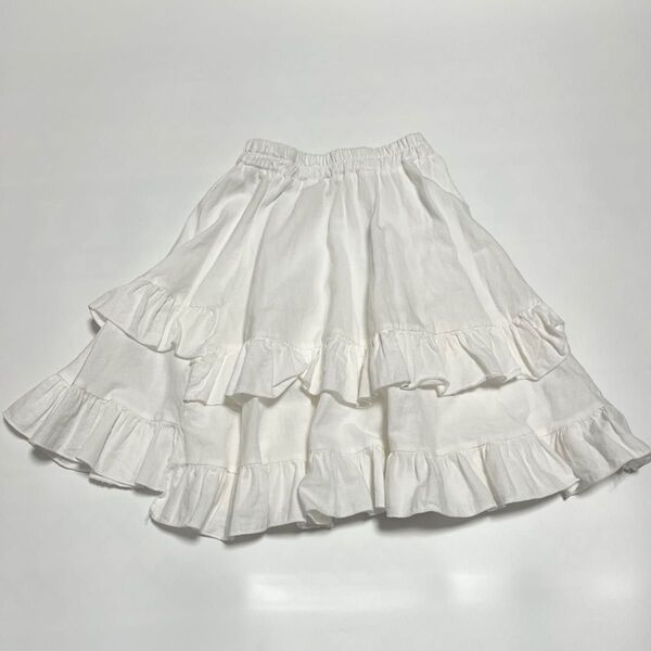 韓国子供服 MINIBONBON ティアードスカート Msize