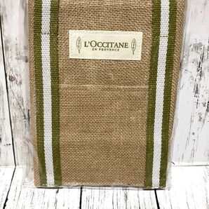 L'OCCITANE ロクシタン ジュート バッグ ノベルティ トートバッグ ベージュ 麻 未使用