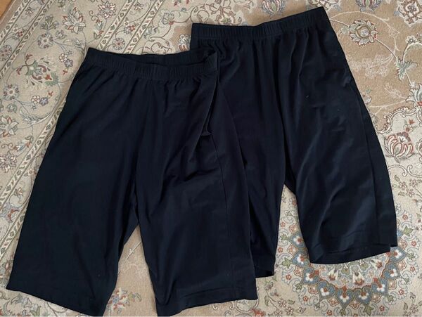 UNIQLO ユニクロ エアリズム ステテコ 160 ネイビー 2枚セット キッズ