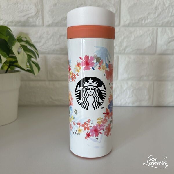 未使用に近い スターバックス Starbucks ステンレスボトル フラワー