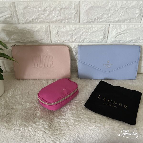 ディオール DIOR フルラ ランバン ノベルティ ポーチ 化粧ポーチ