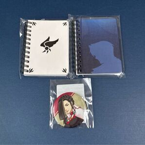 逆転検事 リングメモ帳 ヤタガラス ロジック 缶バッジ 水鏡秤 カプくじ
