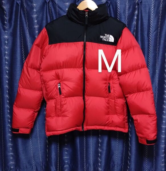 THE NORTH FACE Nuptse Jacket 赤 Mサイズ ノースフェイス ダウンジャケット ヌプシ レッド