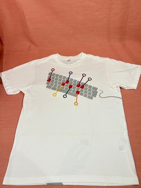 【希少】06' ユニクロ ギャオ Gyao 企業 Tシャツ M 白 UNIQLO コラボ