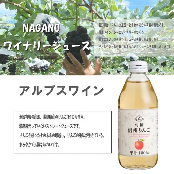 ジュース 24本 信州 旬摘 りんご 250ml フルーツ 果汁100% リンゴジュース お中元 お歳暮 ギフト 1ケース 1箱