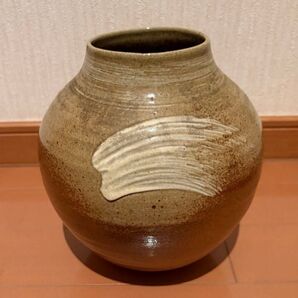 花瓶 陶器 インテリア ブラウン 壺 ツボ