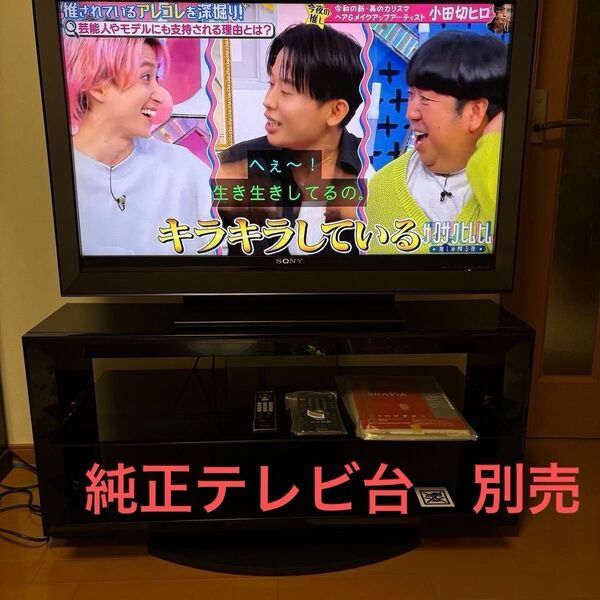 ソニー テレビ KDL-40W5000 SONY BRAVIA フルハイビジョン倍速液晶 リモコン 取扱説明書 他