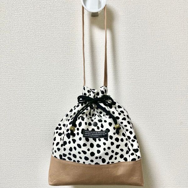 大っきい巾着バッグ 巾着バッグ バッグ 巾着袋 ハンドメイド