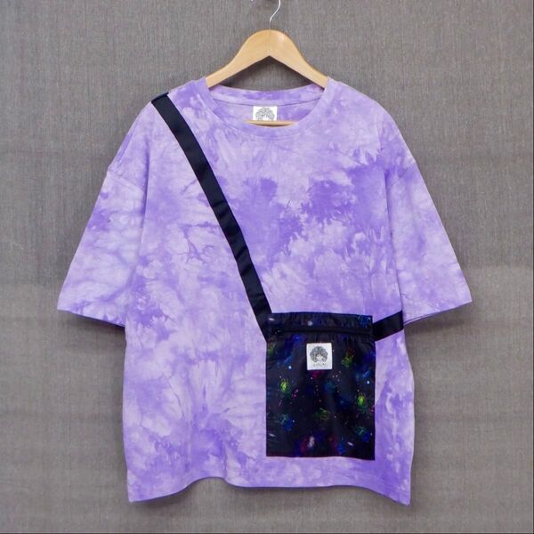 スカラー 142687 サコッシュアップリケ ムラ染めTシャツ
