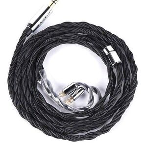 新品 NICEHCK BlackDawn 4芯5N無酸素銅銀メッキ アップグレード リケーブル【QDC / 3.5mm】