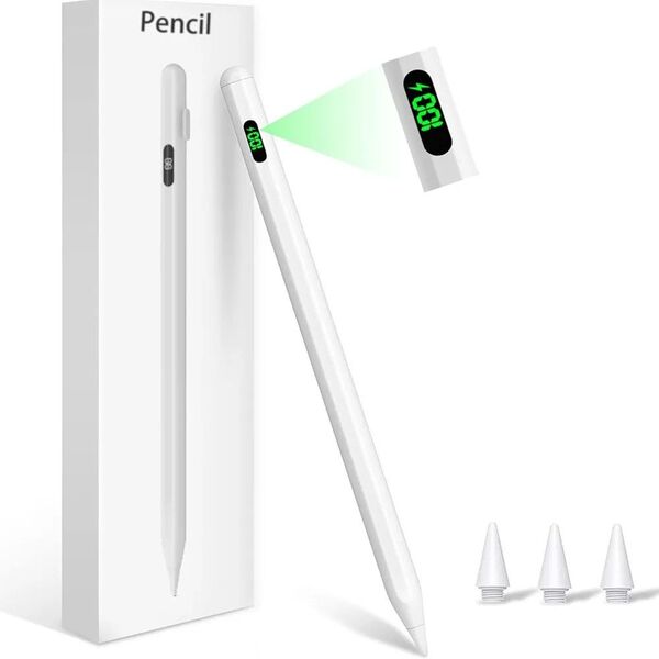 コンパチブル ipad ペンシルLED電量表示iPad タッチペン Apple Pencil互換 アップルペンシル iPad専用