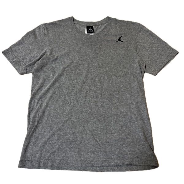マイケル・ジョーダン 半袖Tシャツ グレー Mサイズ ロゴ ワンポイント シンプル メンズ K-12