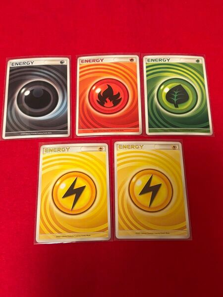 ポケモンカード うずまきエネルギー 悪 炎 草 雷 ランダムパック2009
