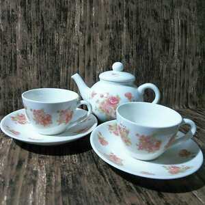 * Liz Lisa [ teapot 1 piece cup & saucer 2 customer ]LIZ LISA rose? ceramics made 