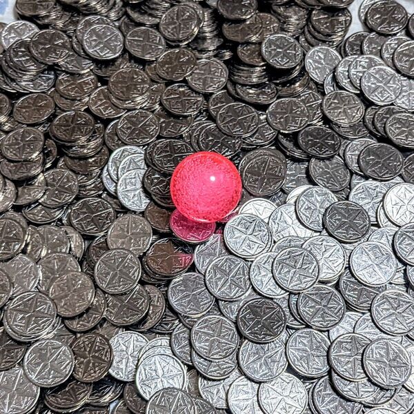 バベルのメダルタワー 内部循環メダル 約1000枚 メダルゲーム 25セントメダル