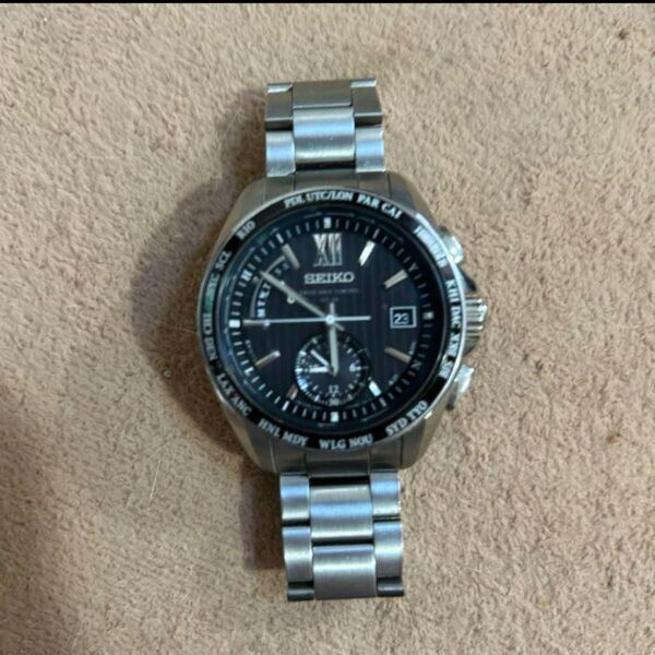 SEIKO 腕時計 8b54-0aw0 腕時計 電波ソーラー セイコー