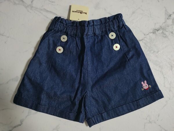 新品タグ付き ホットビスケッツ 短パン ズボン デニムショートパンツ 90
